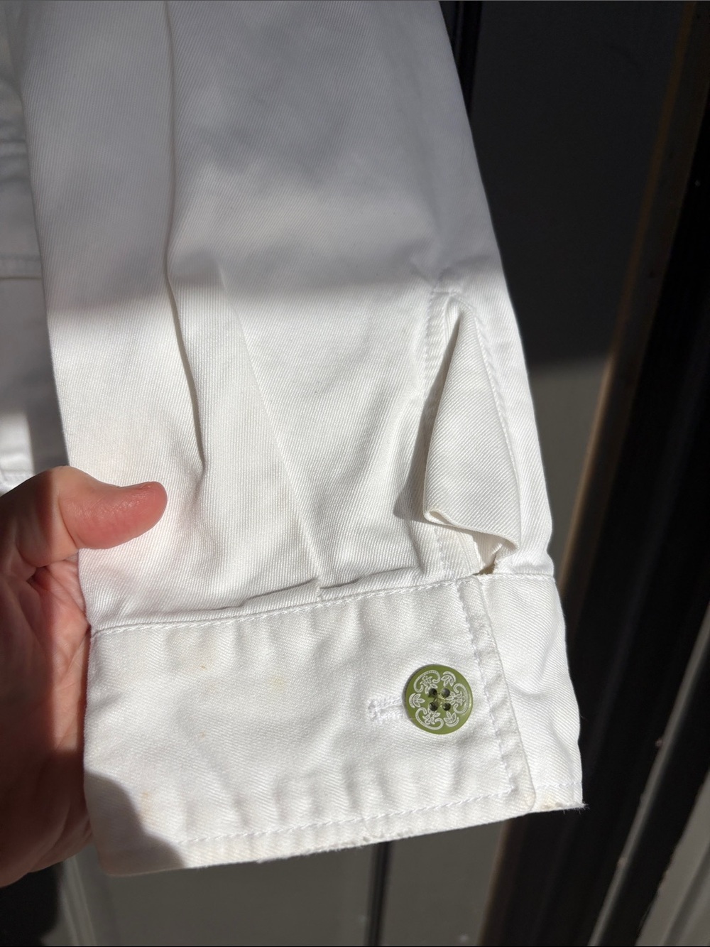Old Navy Women's White Button-Front Utility Jacket - Picture 5 of 11